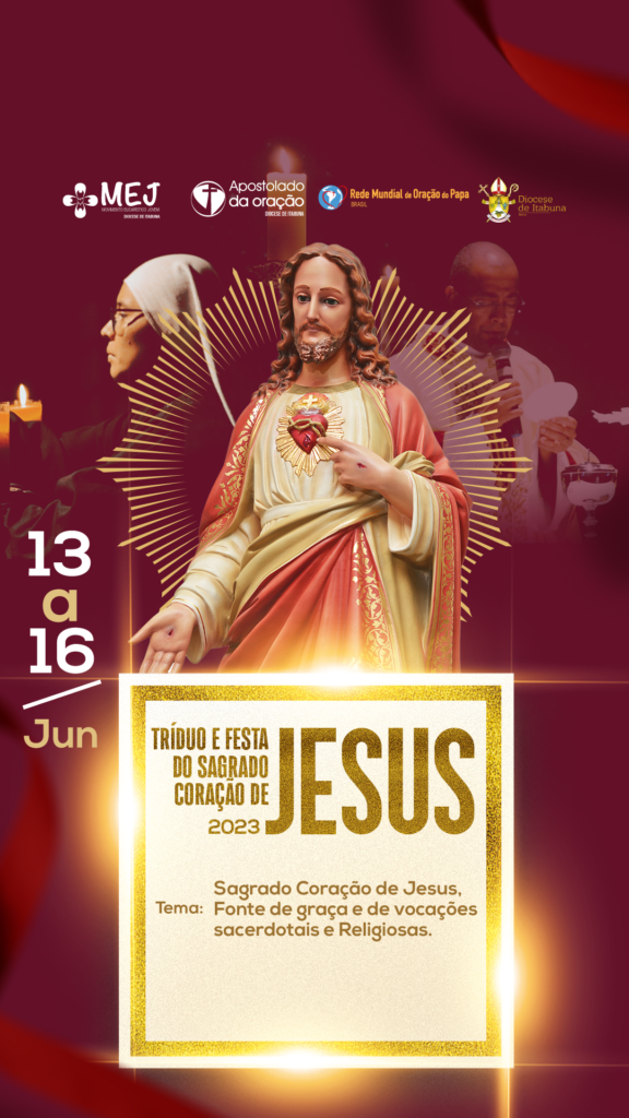 Vai acontecer o Tríduo do Sagrado Coração de Jesus