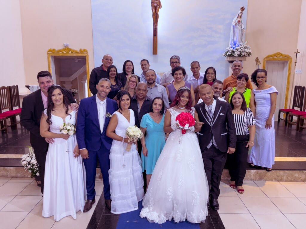 Celebrando o Amor em Comunidade: Casamento Comunitário na Paróquia Nossa Senhora de Fátima