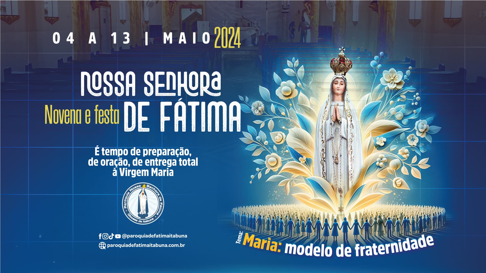 Leia mais sobre o artigo Devoção Mariana: Lançamento da Campanha da Festa da Padroeira 2024