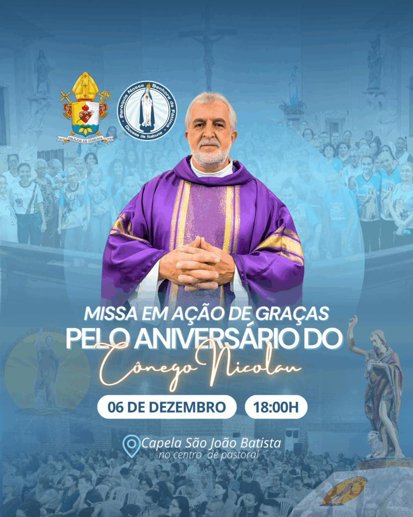 Celebramos o Dom da Vida: Feliz Aniversário, Monsenhor Nicolau!
