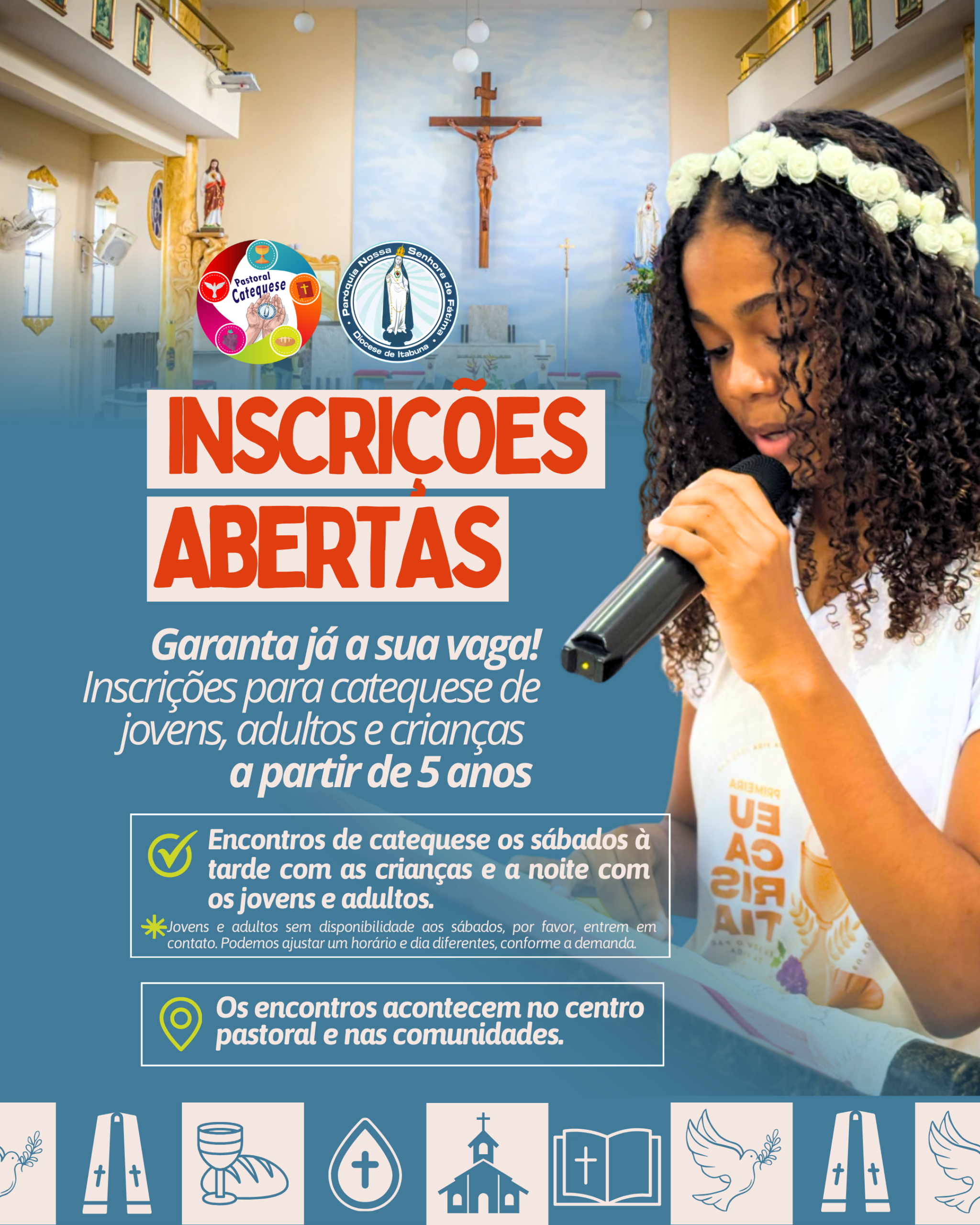 Inscrições Catequese Paróquia de Fátima